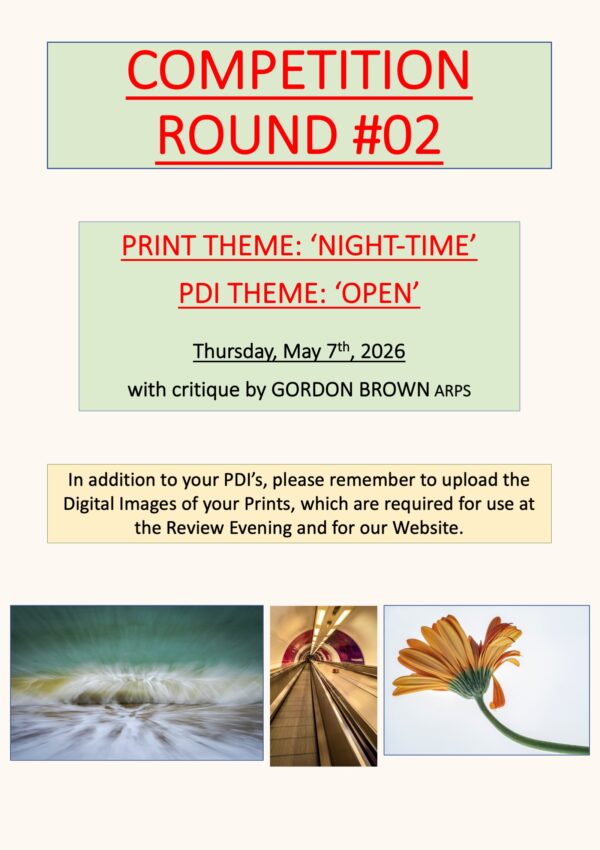 Flyer for round 2 of the competition 7th May 2026