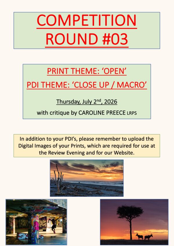 Competition Round 3 Flyer 2 July 2026